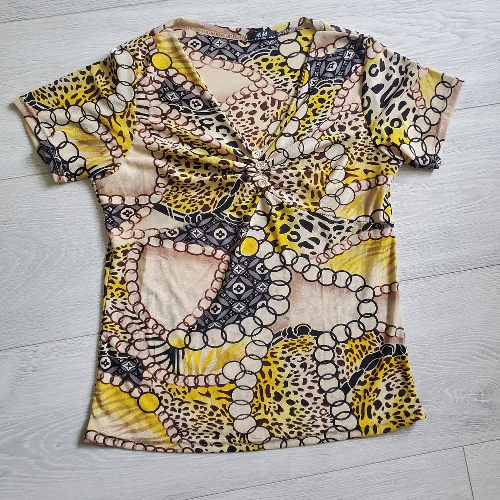 Sheer fitted tee